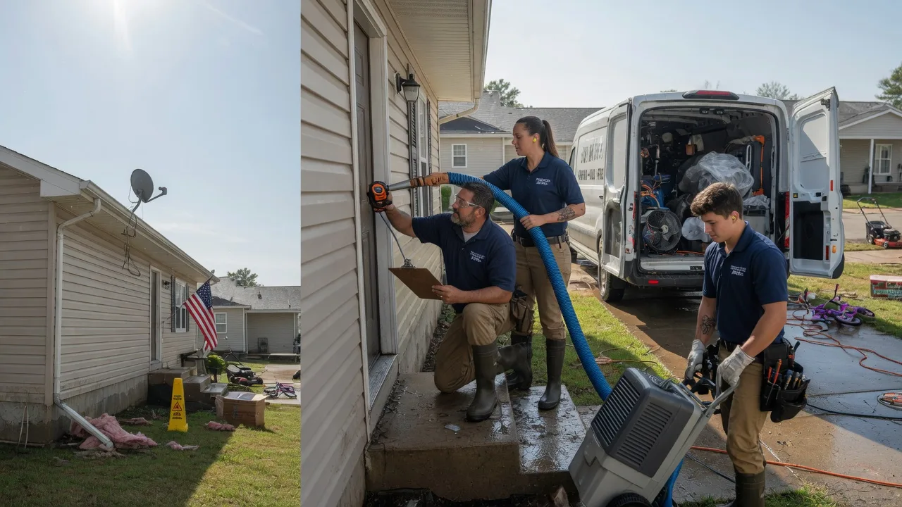 Ceiling Water Damage Restoration in Rising Fawn, GA near me
